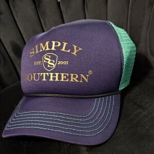 Simply Southern Navy and Mint Cap